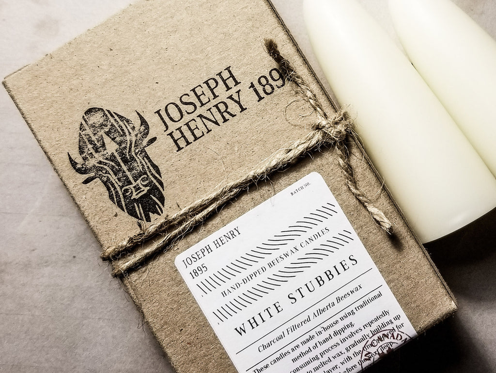 New White Beeswax Candles