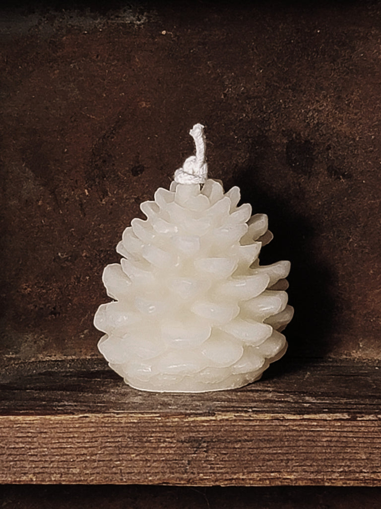Pine Cone Candle. Wholesale., - Beeswax Votive Candles, JOSEPH HENRY 1895