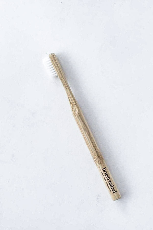 Biodegradable bamboo toothbrush, natural