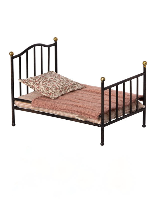 MAILEG VINTAGE BED, MOUSE. ANTHRACITE. JOSEPH HENRY 1895